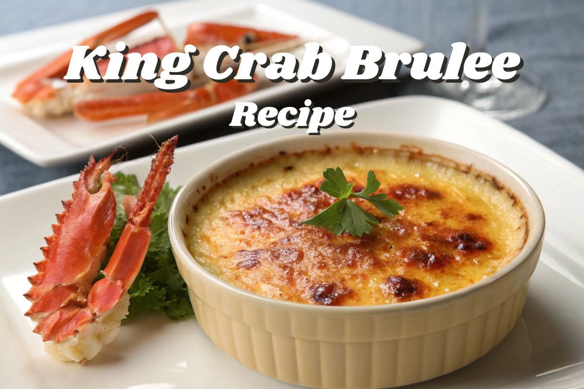 King Crab Brulee: How to Create the Ultimate Bold Delight 1 king crab brulee on a plate