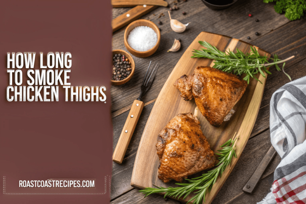How long to smoke chicken thighs for tender and juicy results