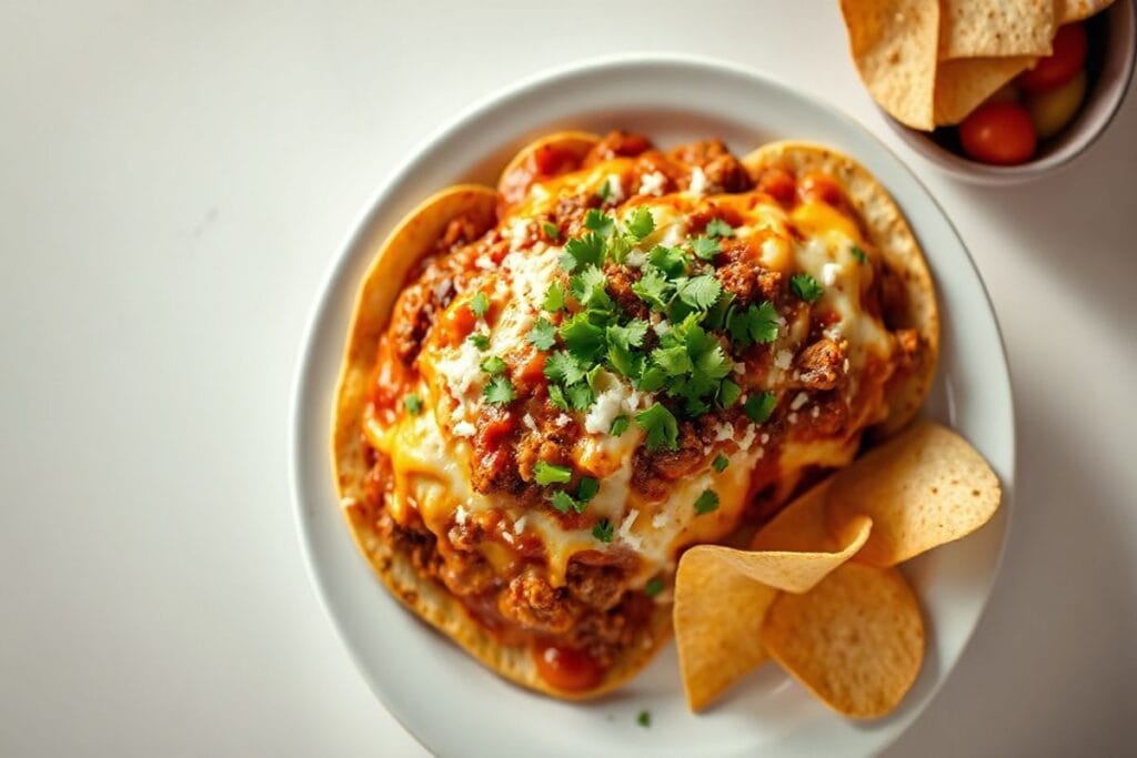 Boulders Enchilada Recipe: 3 Quick Ways to Wonderful Success 3 A mouthwatering close-up of a Boulders Enchilada Recipe, featuring tender beef, melted cheese, and fresh cilantro in a rich, savory sauce